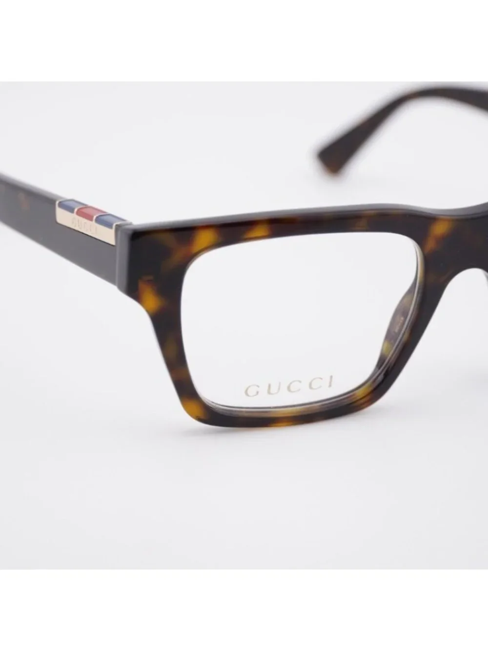 Gucci GG1889O 002 Eyeglasses Havana 51mm Square Frame